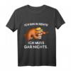 Ich bin in Rente ich muss gar nix - Lustiges Faultier Rentner T-Shirt als Geschenkidee für Ruhestand, Pensionierung & Abschied
