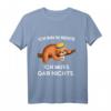 Ich bin in Rente ich muss gar nix - Lustiges Faultier Rentner T-Shirt als Geschenkidee für Ruhestand, Pensionierung & Abschied