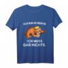 Ich bin in Rente ich muss gar nix - Lustiges Faultier Rentner T-Shirt als Geschenkidee für Ruhestand, Pensionierung & Abschied