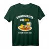 Schweinebraten Bayrisch Brotzeit in der Wirtschaft T-Shirt – Lustiges Bayern Motiv für Biergarten & Wirtshausbesuche