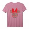 HapDeer Minnie Mouse Icon Holiday T-Shirt - Festliche Disney Shirts für Familie, Kinder & Erwachsene