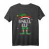Onkel Elf Weihnachts T-Shirt - Lustiges Familienoutfit für Weihnachten, perfekte Geschenkidee für Damen, Herren, Kinder & Freunde