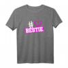 BFF Bestie Beste Freundin T-Shirt für Zwei - Partnerlook für Mädchen & Frauen, Geschenkidee für Geburtstage & Weihnachten