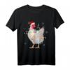 Lustiges Huhn Weihnachts-T-Shirt für Kinder und Erwachsene – Perfektes Geschenk für Vogel- und Hühner-Liebhaber zu Weihnachten