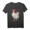 Lustiges Huhn Weihnachts-T-Shirt für Kinder und Erwachsene – Perfektes Geschenk für Vogel- und Hühner-Liebhaber zu Weihnachten