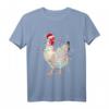 Lustiges Huhn Weihnachts-T-Shirt für Kinder und Erwachsene – Perfektes Geschenk für Vogel- und Hühner-Liebhaber zu Weihnachten