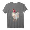 Lustiges Huhn Weihnachts-T-Shirt für Kinder und Erwachsene – Perfektes Geschenk für Vogel- und Hühner-Liebhaber zu Weihnachten