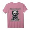Lustiges Sarkasmus T-Shirt mit Panda Kaffee Spruch – Für Langschläfer, Morgenmuffel und Ironie-Fans, Perfektes Geschenk für Kollegen