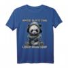 Lustiges Sarkasmus T-Shirt mit Panda Kaffee Spruch – Für Langschläfer, Morgenmuffel und Ironie-Fans, Perfektes Geschenk für Kollegen