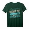 Funny Sarcastic My Opinion Offended You T-Shirt – Witziges Statement-Shirt für Geburtstage, Weihnachten & Abschlussfeiern