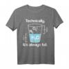 Volles Glas Lustiges Chemie T-Shirt – Perfektes Geschenk für Chemiker, Lehrer, Student & Naturwissenschaftler