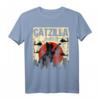 Lustiges Catzilla Katzen T-Shirt für Katzenliebhaber – Vintage Geschenkidee für Männer, Frauen und Kinder