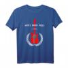 HapDeer T-Shirt mit Gitarrenlogo – Klassisch geschnitten, langlebiges Geschenk für Musikliebhaber