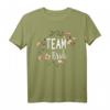 Damen Team Bride Blumenkranz T-Shirt für Junggesellinnenabschied & Verlobung - Perfektes Gruppenshirt für Bachelorette-Party & Hochzeitsfeier