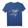 Damen Team Bride Blumenkranz T-Shirt für Junggesellinnenabschied & Verlobung - Perfektes Gruppenshirt für Bachelorette-Party & Hochzeitsfeier