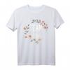 Damen Team Bride Blumenkranz T-Shirt für Junggesellinnenabschied & Verlobung - Perfektes Gruppenshirt für Bachelorette-Party & Hochzeitsfeier