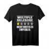 Multiple Sklerose MS Krankheit Gesundheit Rollstuhlfahrer T-Shirt – Motivation und Unterstützung für MS-Kämpfer, als Geschenk oder Motivation