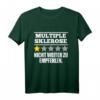 Multiple Sklerose MS Krankheit Gesundheit Rollstuhlfahrer T-Shirt – Motivation und Unterstützung für MS-Kämpfer, als Geschenk oder Motivation