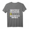 Multiple Sklerose MS Krankheit Gesundheit Rollstuhlfahrer T-Shirt – Motivation und Unterstützung für MS-Kämpfer, als Geschenk oder Motivation
