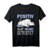Eisbär Auf Positiv Müde Getestet Schlafshirt – Lustiges und bequemes Geschenk für Tierliebhaber & Schlafliebhaber