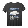 Eisbär Auf Positiv Müde Getestet Schlafshirt – Lustiges und bequemes Geschenk für Tierliebhaber & Schlafliebhaber