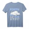 Eisbär Auf Positiv Müde Getestet Schlafshirt – Lustiges und bequemes Geschenk für Tierliebhaber & Schlafliebhaber