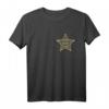 Sheriffstern Karneval & Fasching Kostüm T-Shirt – Cowboy, Polizist & Superheld Accessoire für Fasching, Umzug & Party
