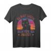 Du Bist Lustig Dich Töte Ich Zuletzt Katzen T-Shirt – Lustiges Geschenk für Katzenliebhaber & Horror Fans mit schwarzer Katze