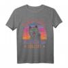 Du Bist Lustig Dich Töte Ich Zuletzt Katzen T-Shirt – Lustiges Geschenk für Katzenliebhaber & Horror Fans mit schwarzer Katze