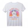 Du Bist Lustig Dich Töte Ich Zuletzt Katzen T-Shirt – Lustiges Geschenk für Katzenliebhaber & Horror Fans mit schwarzer Katze