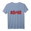 HapDeer AD/HD Band Shirt – Klassisches T-Shirt mit Doppelt genähtem Saum, ideales Geschenk für Musik- und Humorliebhaber