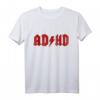 HapDeer AD/HD Band Shirt – Klassisches T-Shirt mit Doppelt genähtem Saum, ideales Geschenk für Musik- und Humorliebhaber