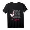 Wenn Du Mir Schon Nicht Das Wasser Reichen Kannst Wein T-Shirt – Lustiges Geschenk für Weinliebhaber, Sommelier & Weinfreunde