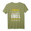 Warnung ich habe einen verrückten Onkel T-Shirt - Lustiges Geschenk für Verwandte, Freunde & Nichten/Neffen für Feier & Fest