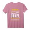 Warnung ich habe einen verrückten Onkel T-Shirt - Lustiges Geschenk für Verwandte, Freunde & Nichten/Neffen für Feier & Fest
