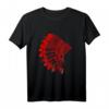 Indianer Häuptling Warbonnet Fasching Karneval Kostüm T-Shirt – Authentisches Native American Design für Fasching, Karneval & Festivals
