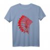 Indianer Häuptling Warbonnet Fasching Karneval Kostüm T-Shirt – Authentisches Native American Design für Fasching, Karneval & Festivals