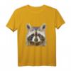 Waschbär Raccoon Polygon Vintage T-Shirt für Waschbär Fans – Klassisch geschnitten, perfekt als Kuscheltier-Ersatz oder Fan Merchandise