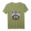 Waschbär Raccoon Polygon Vintage T-Shirt für Waschbär Fans – Klassisch geschnitten, perfekt als Kuscheltier-Ersatz oder Fan Merchandise