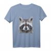 Waschbär Raccoon Polygon Vintage T-Shirt für Waschbär Fans – Klassisch geschnitten, perfekt als Kuscheltier-Ersatz oder Fan Merchandise