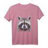 Waschbär Raccoon Polygon Vintage T-Shirt für Waschbär Fans – Klassisch geschnitten, perfekt als Kuscheltier-Ersatz oder Fan Merchandise