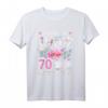 Blumen-Geschenke zum 70. Geburtstag für Frauen - Personalisiertes T-Shirt mit 1953 Design, Perfekt für Jubiläum, Muttertag & mehr