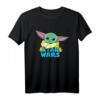Star Wars The Mandalorian The Child Comic Book Illustration T-Shirt – Offizielles Merchandise für Fans