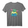 Star Wars The Mandalorian The Child Comic Book Illustration T-Shirt – Offizielles Merchandise für Fans