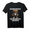 Ich Bin Nichts Für Schwache Nerven - Lustiges Teddy Spruch T-Shirt für Teddybär Liebhaber, Papa & Mama, perfekt für Geburtstag & Weihnachten