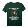 Ich Bin Nichts Für Schwache Nerven - Lustiges Teddy Spruch T-Shirt für Teddybär Liebhaber, Papa & Mama, perfekt für Geburtstag & Weihnachten