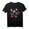 HapDeer Mickey Mouse Spooky Dracula Halloween T-Shirt – Offizielles Merchandise für Kinder und Erwachsene
