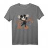 HapDeer Mickey Mouse Spooky Dracula Halloween T-Shirt – Offizielles Merchandise für Kinder und Erwachsene
