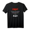 EBM-Front - Electronic Body Music T-Shirt mit PRO-FRNT-242 Emblem - Modernes Musik-Design für Fans elektronischer Musik