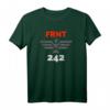EBM-Front - Electronic Body Music T-Shirt mit PRO-FRNT-242 Emblem - Modernes Musik-Design für Fans elektronischer Musik